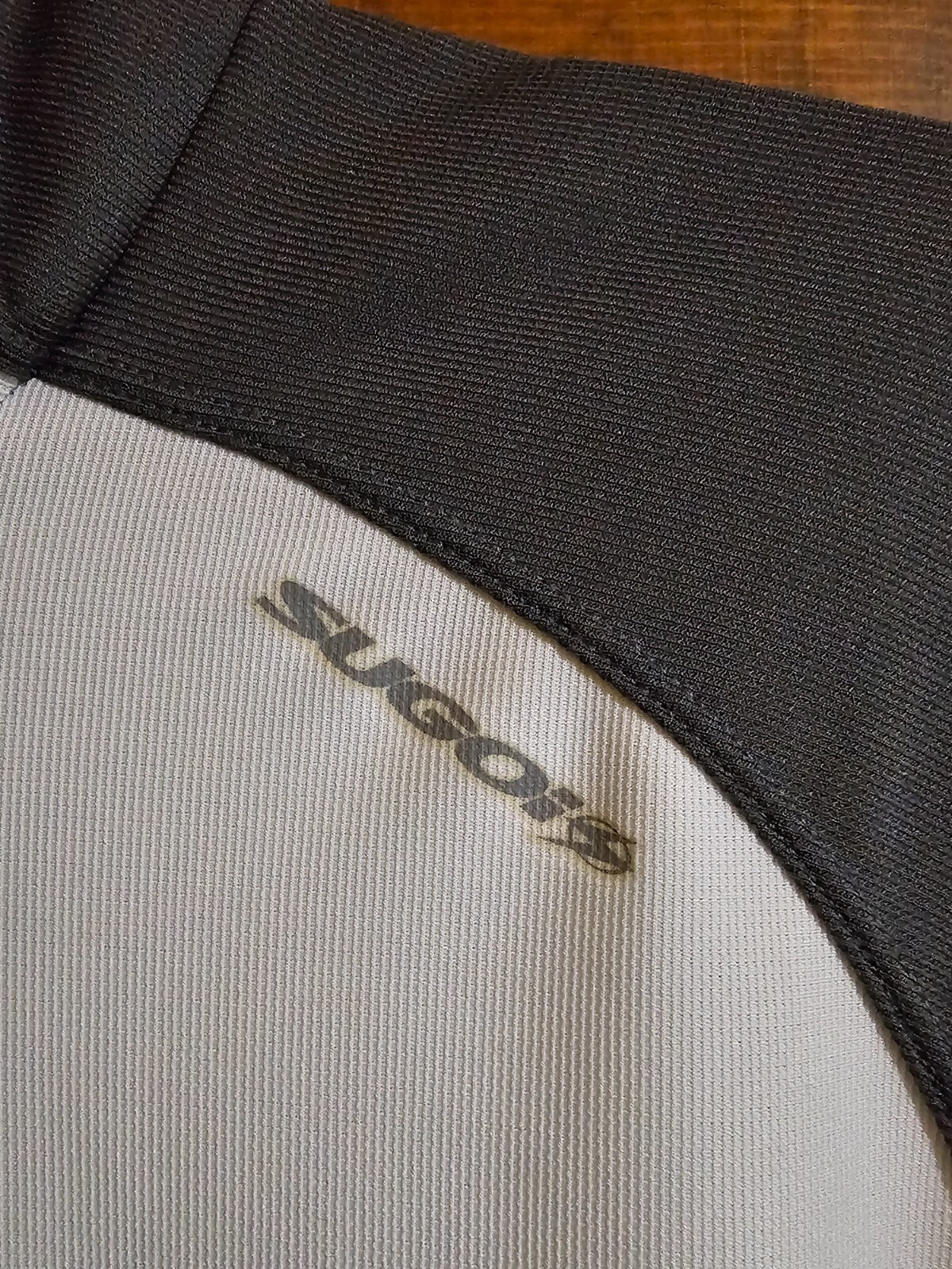 Sugoi Cycling Jersey Mens Large White/Gray 1/4 Zip Pocket Cyclist Mountain Bike