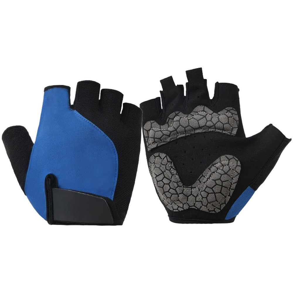 Cycling Gloves Half Finger with Enhanced Grip and Ventilated Knit Fabric