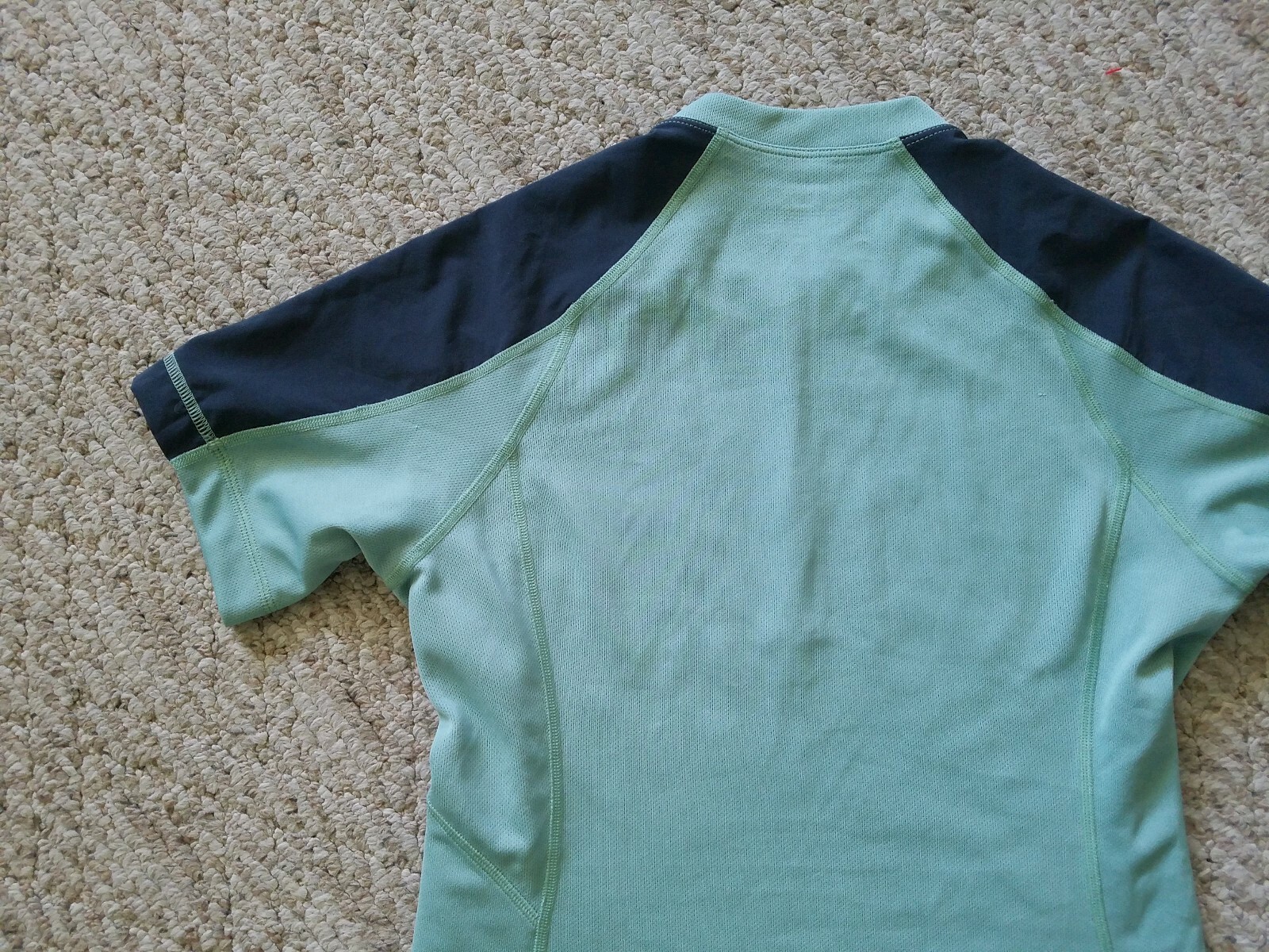 EUC Patagonia Women’s Short Sleeve Cycling Jersey Color Green Size Small Bike