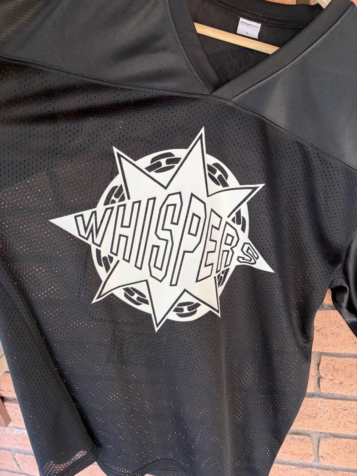 whispers hc band jersey size large