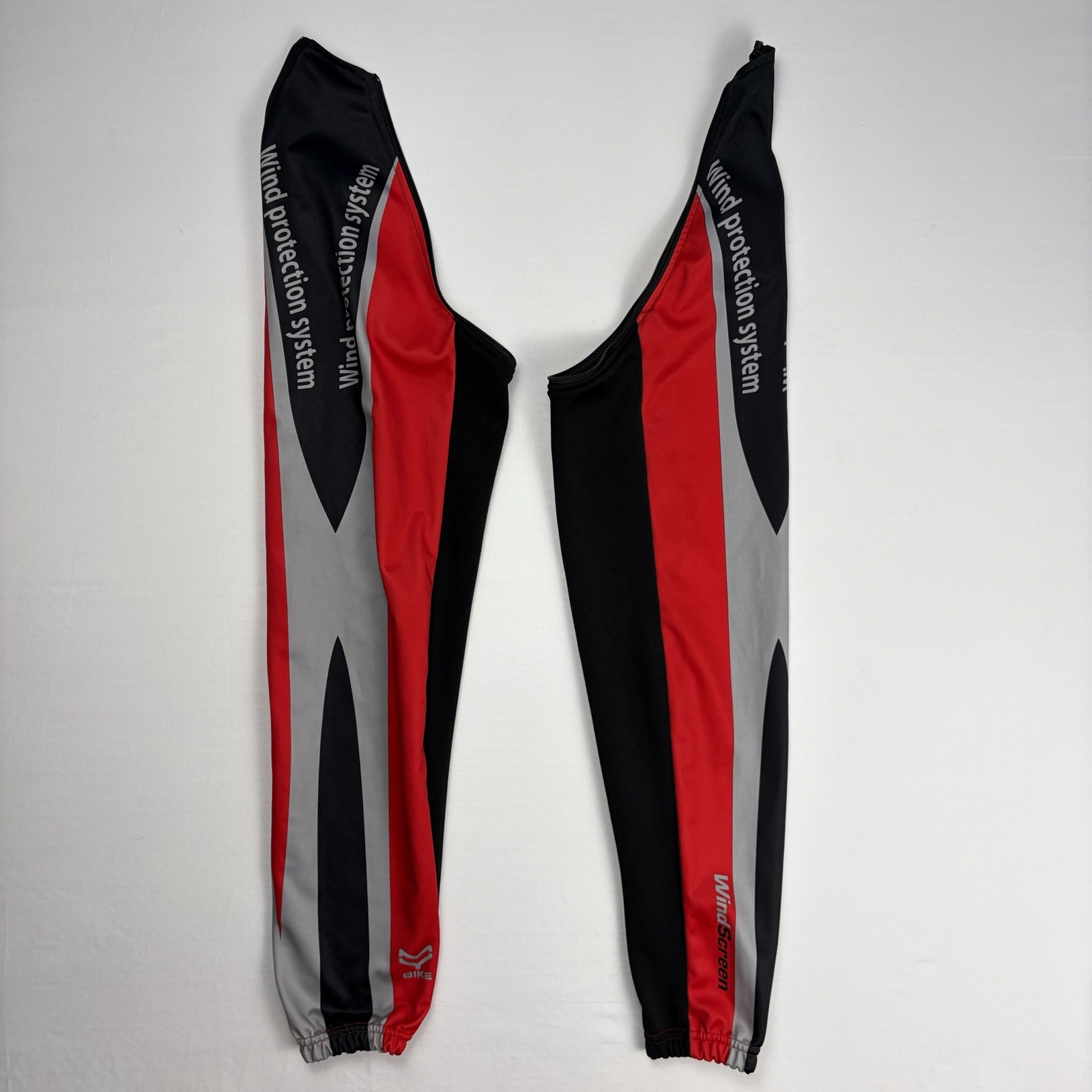WindScreen Bike Windproof Cycling Jacket L Thermal Convertible Zip Off Sleeves