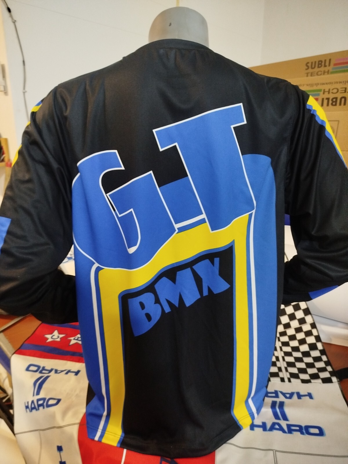 GT OLD SCHOOL BIKE JERSEY CLASSIC BMX JERSEY RACE BIKE SHIRT BMX SHIRT L