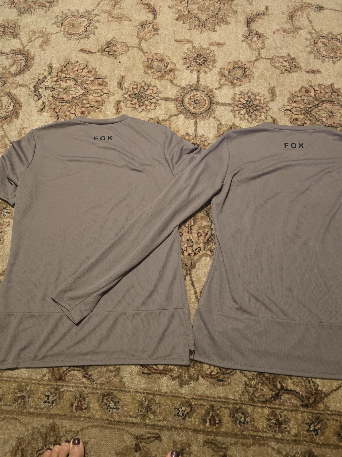 Fox Ranger Small Short And Long Sleeve Jerseys Dark Tan