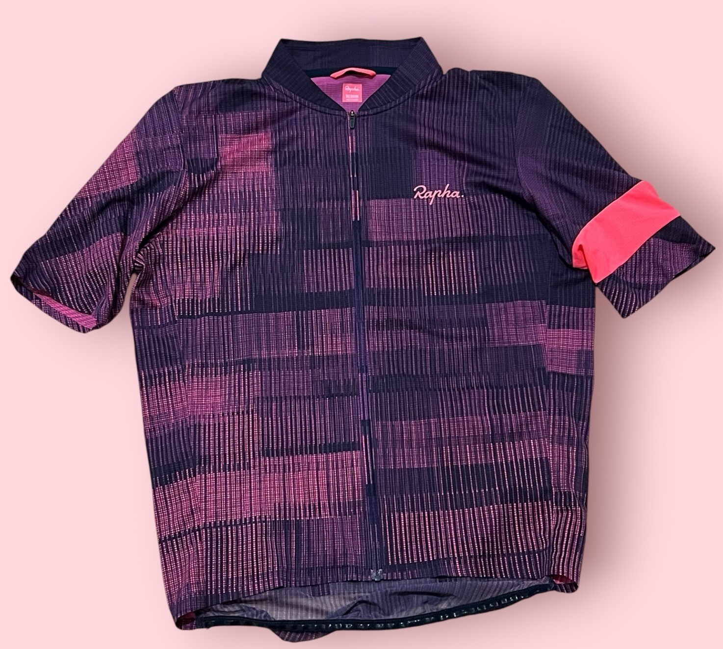 Rapha Men’s Flyweight Jersey (Black / Purple)