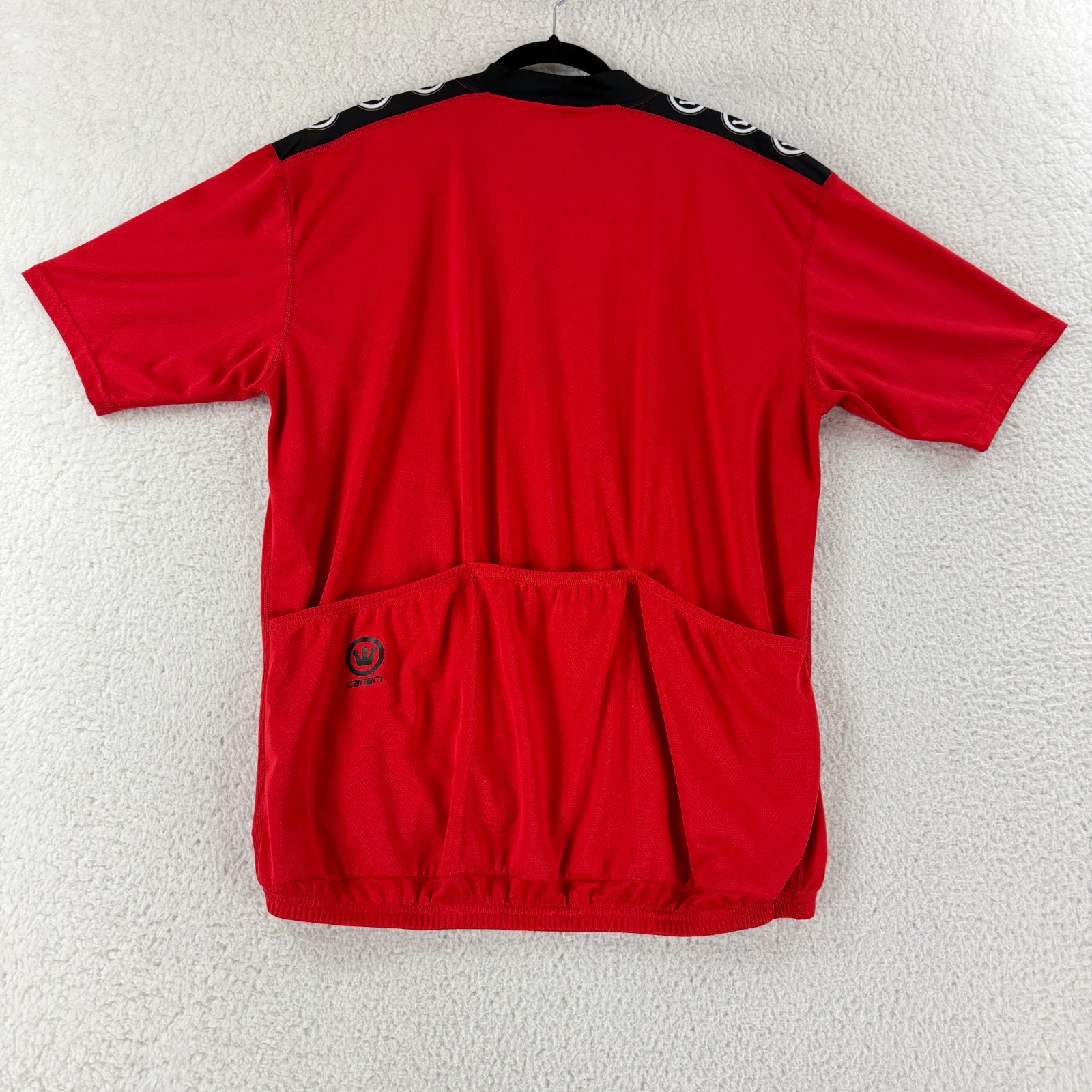 Canari Cycling Jersey Mens 2X Red Short Sleeve Stretch Pullover Vintage Outdoor