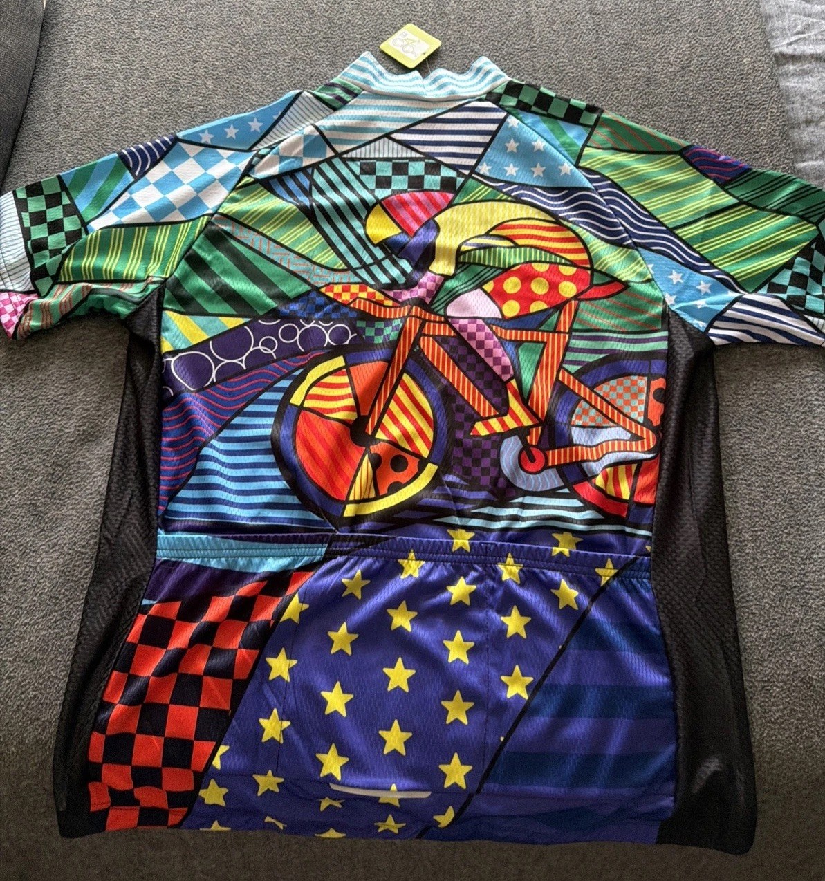 Men XXL Cycling Jersey – Multi Color Bike