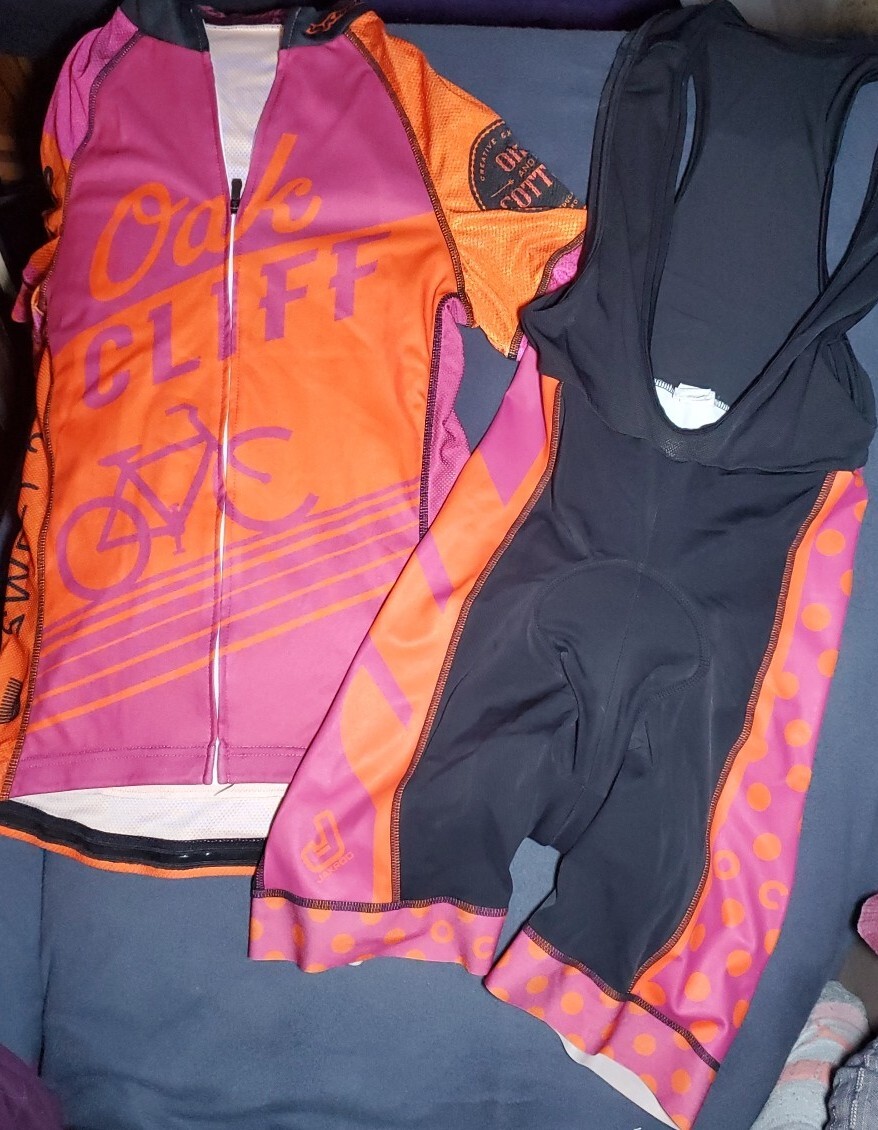 Men’s Jakroo Cycling Jersey Top & Shorts Bottom Set Size Small |Bike Gear Bundle
