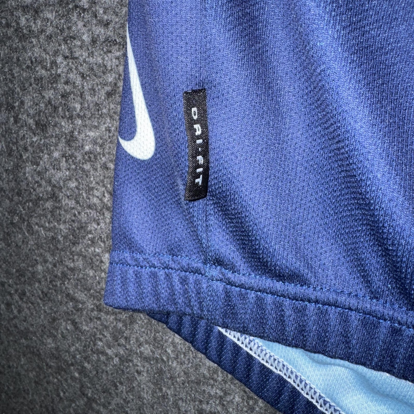 Nike USPS Trek Team Cycling Jersey Mens Large 1/4 Zip Blue Made In Italy