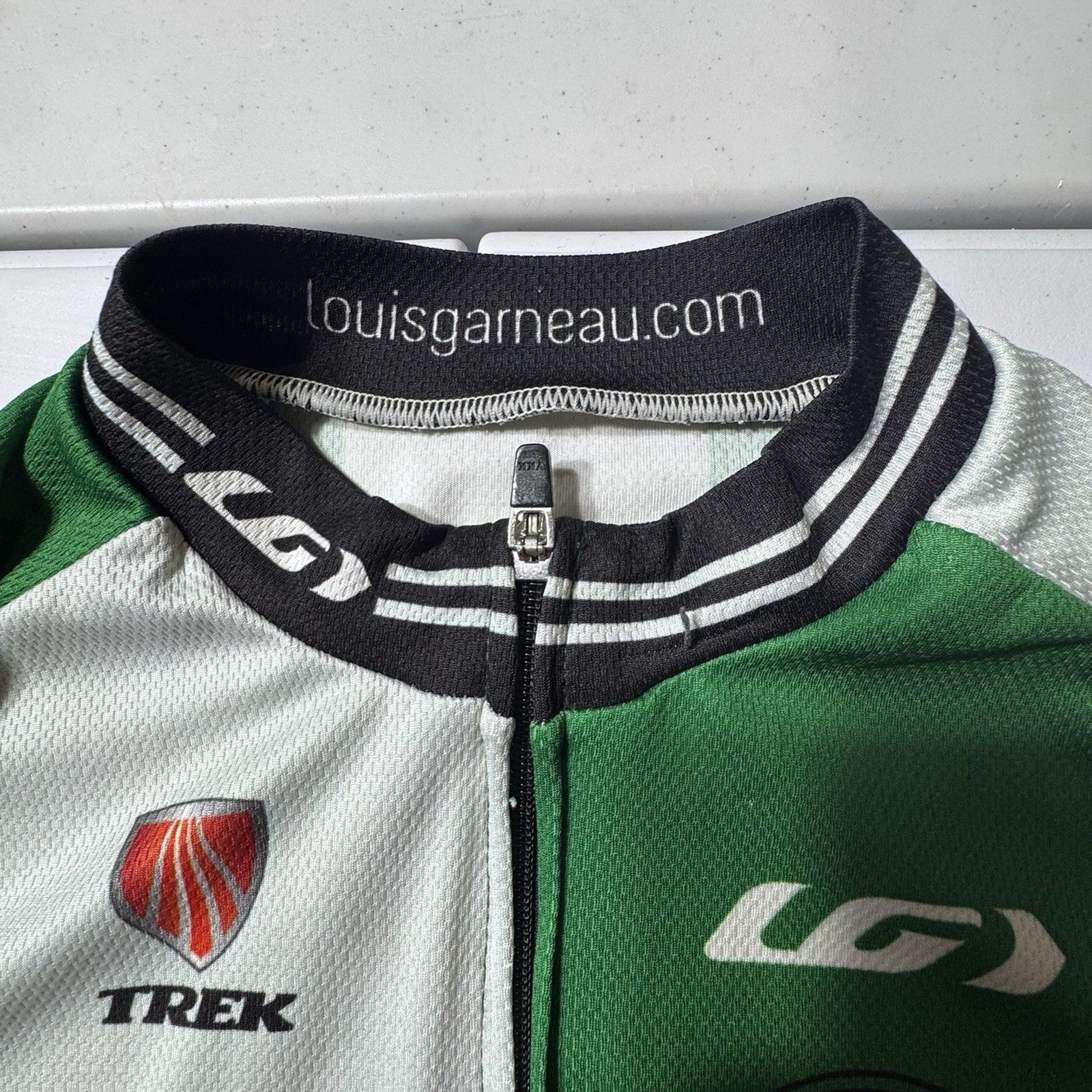 * Louis Garneau Small Full Zip Back Pockets Short Sleeve Niagara Frontier Club