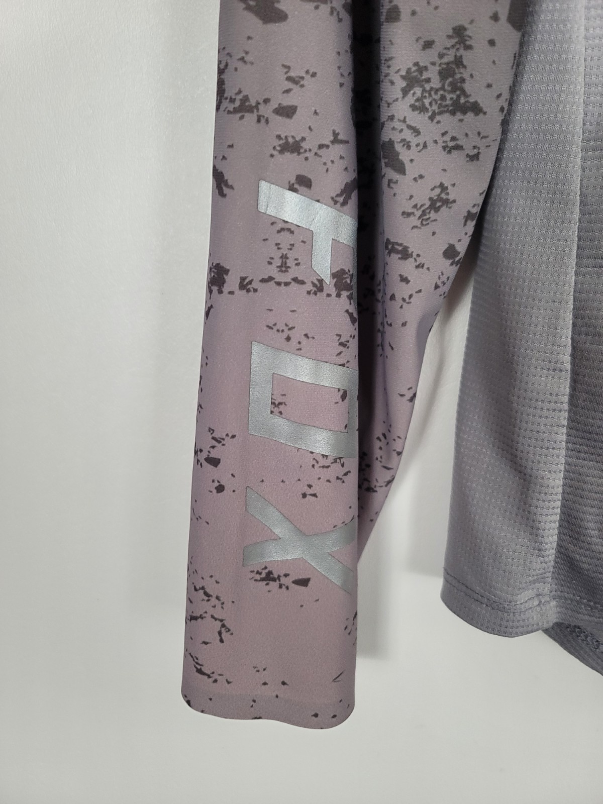 Fox Racing Flexair Lunar Long Sleeve L/S Jersey Light Grey Dirt Bike MTB Small
