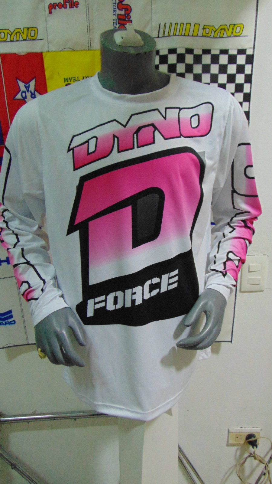 DYNO FORCE BIKE JERSEY CLASSIC BMX JERSEY RACE BIKE SHIRT 80’S OLD SCHOOL XL