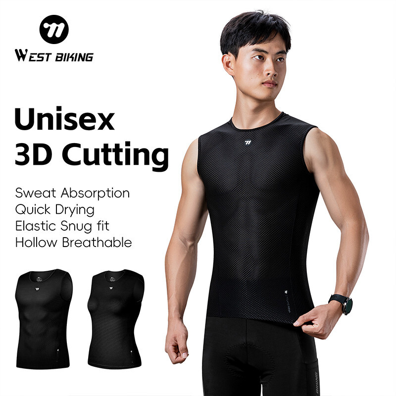 Sleeveless Cool Mesh Base Layer Lightweight Running fitness Cycling Undershirt