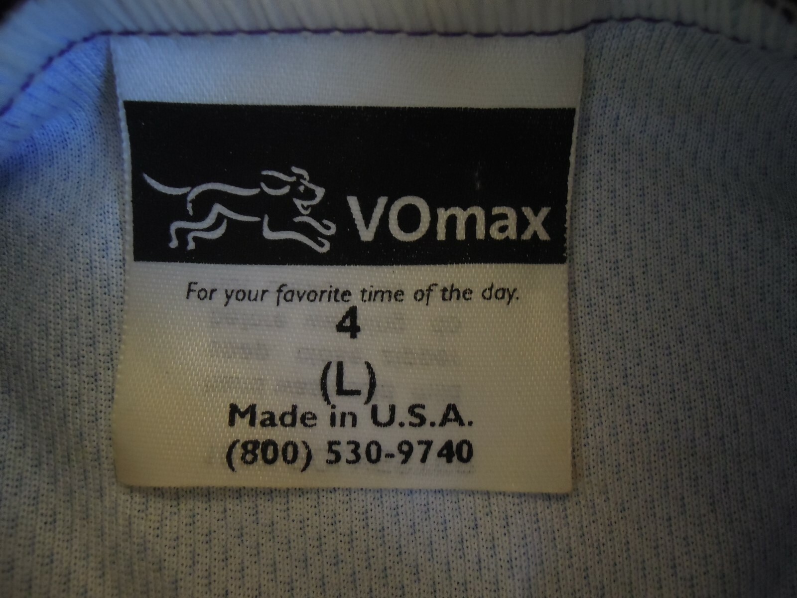 VOmax Volvo Hearst Castle Purple Full Zip Cycling Jersey-Haring-LG Best Buddies