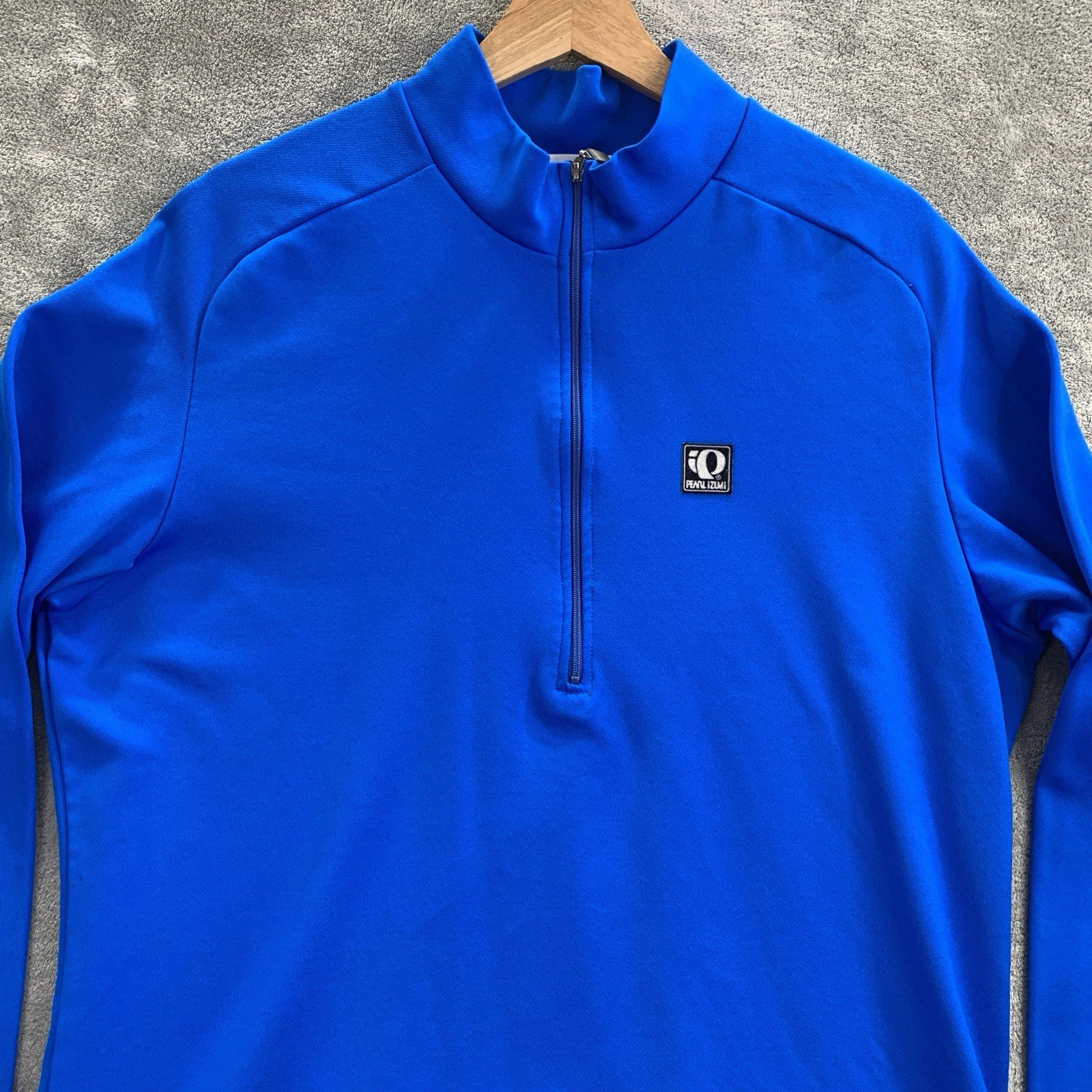 Pearl Izumi Jersey Mens XXL Blue Cycling Long Sleeve 1/4 Zip Bike Technical Wear