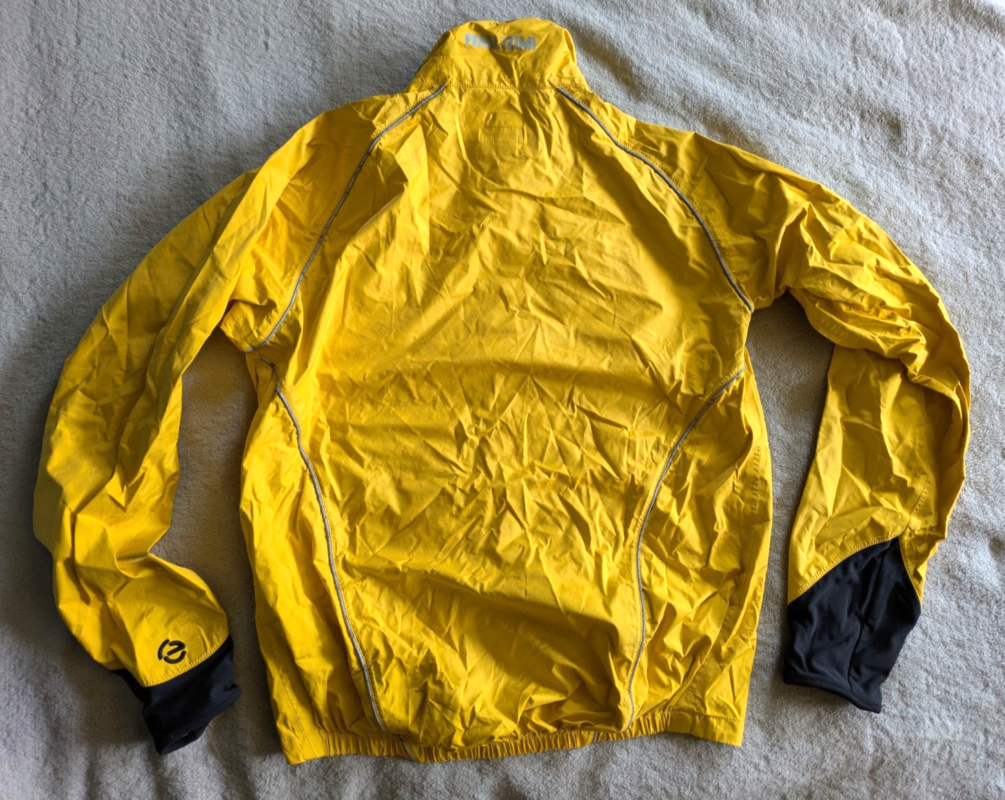 PEARL IZUMI Event Cycling Windbreaker Jacket Mens Medium Yellow