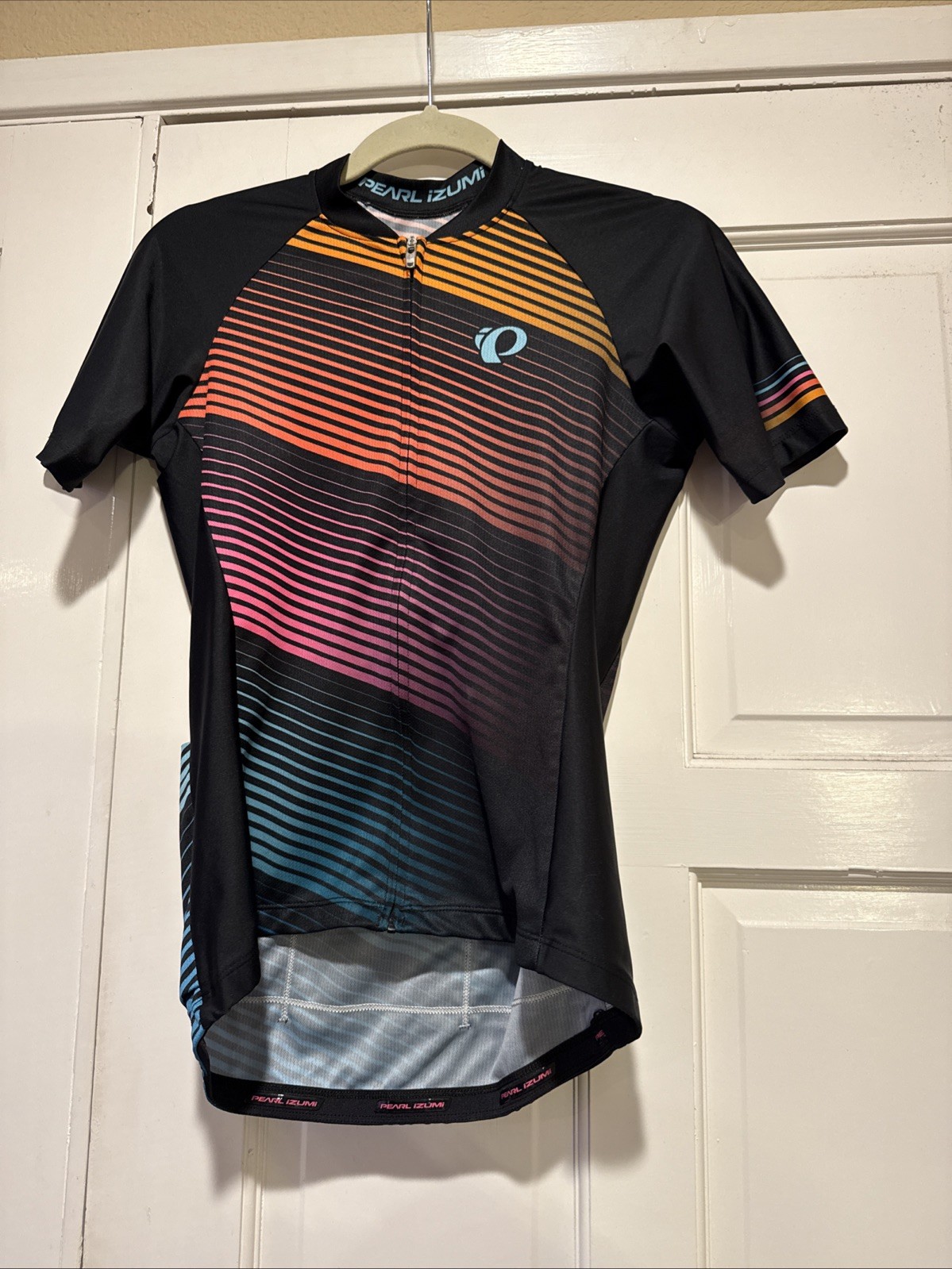 Pearl Izumi Elite Series Womens Medium Cycling Jersey Full Zip Multi Color