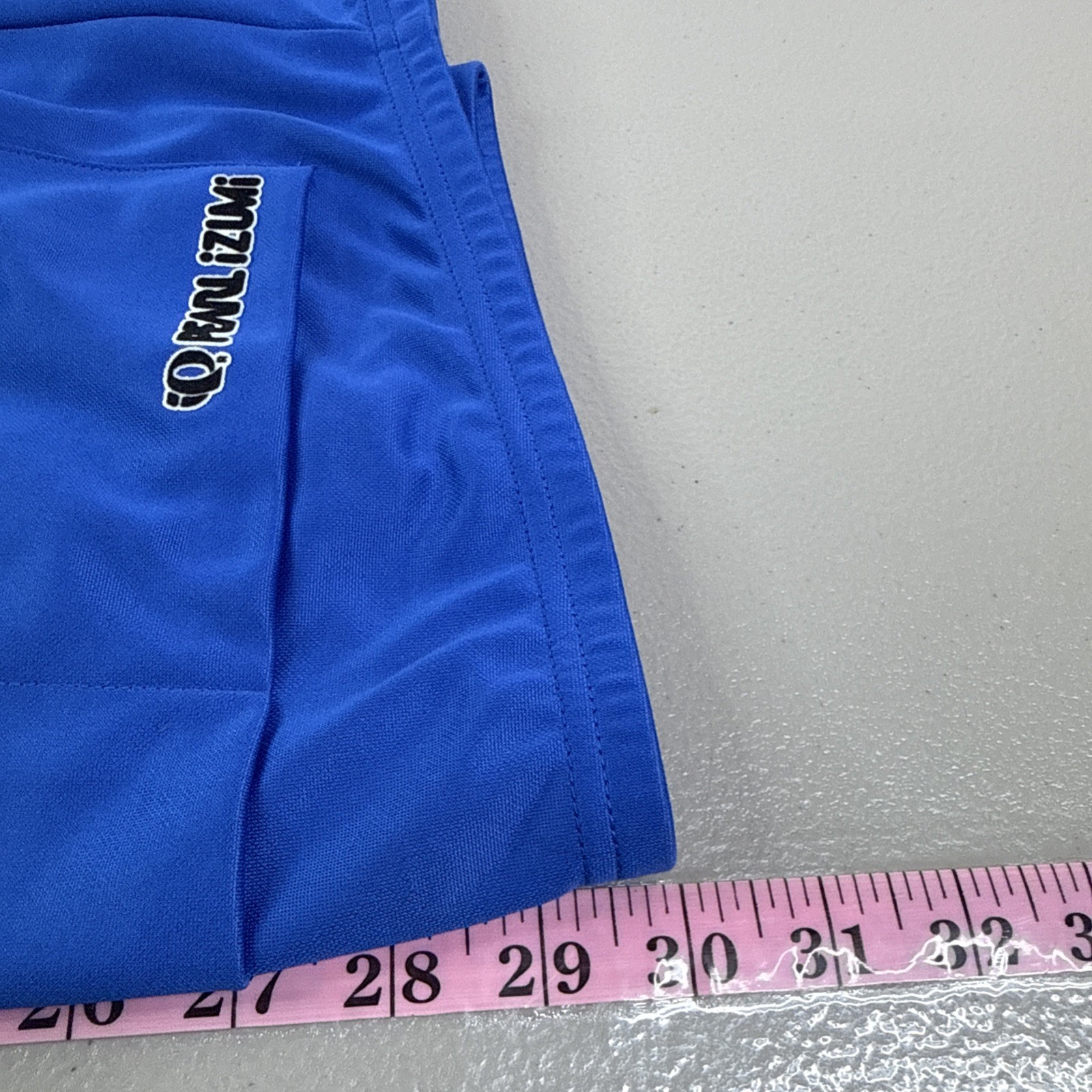 Pearl Izumi Blue Quarter Zip Long Sleeve Cycling Jersey Mock Neck Men’s L LARGE