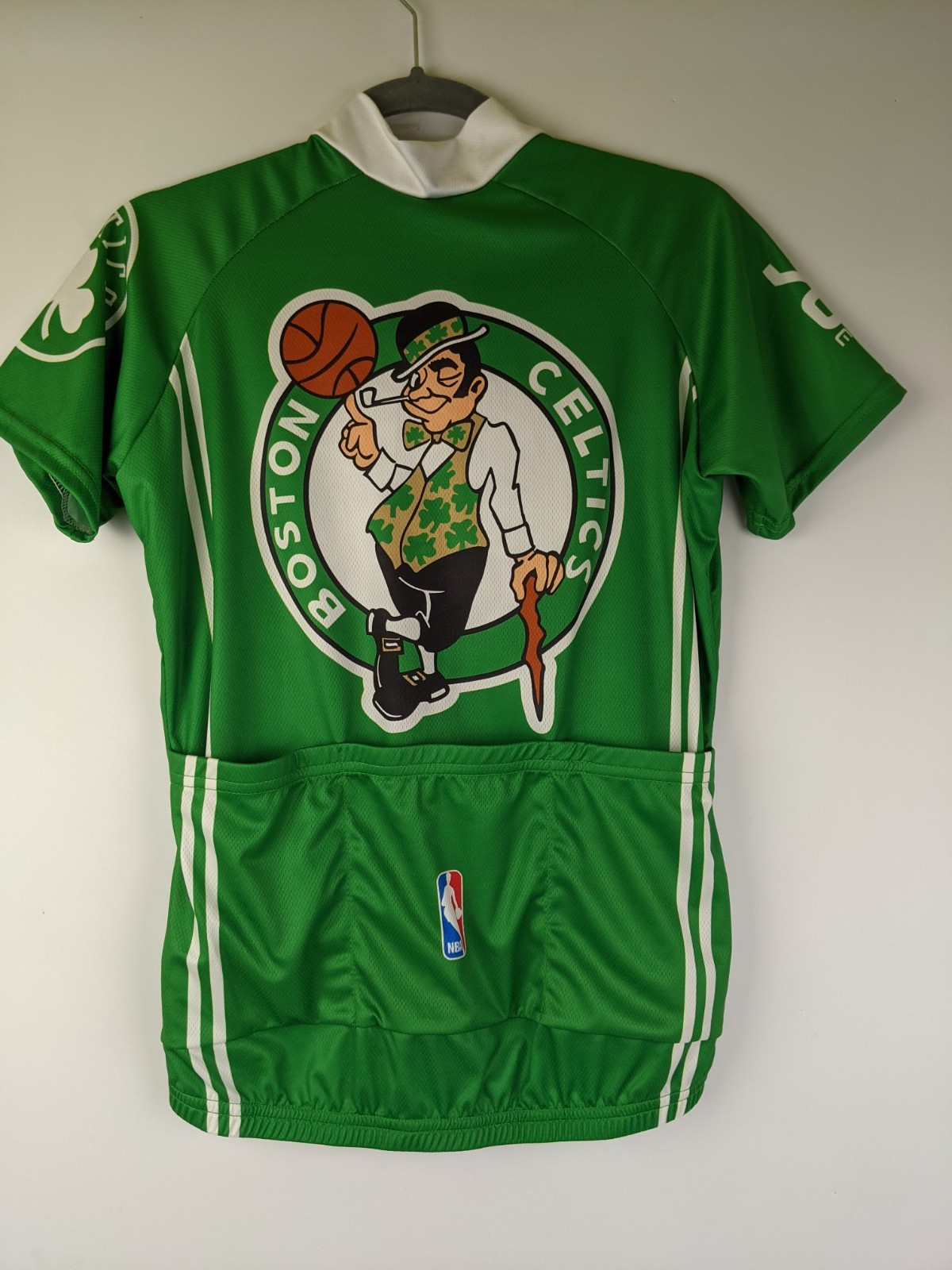 VOmax NBA Boston Celtics Cycling Bike Zip Jersey Shirt Womens Size Small NWT New