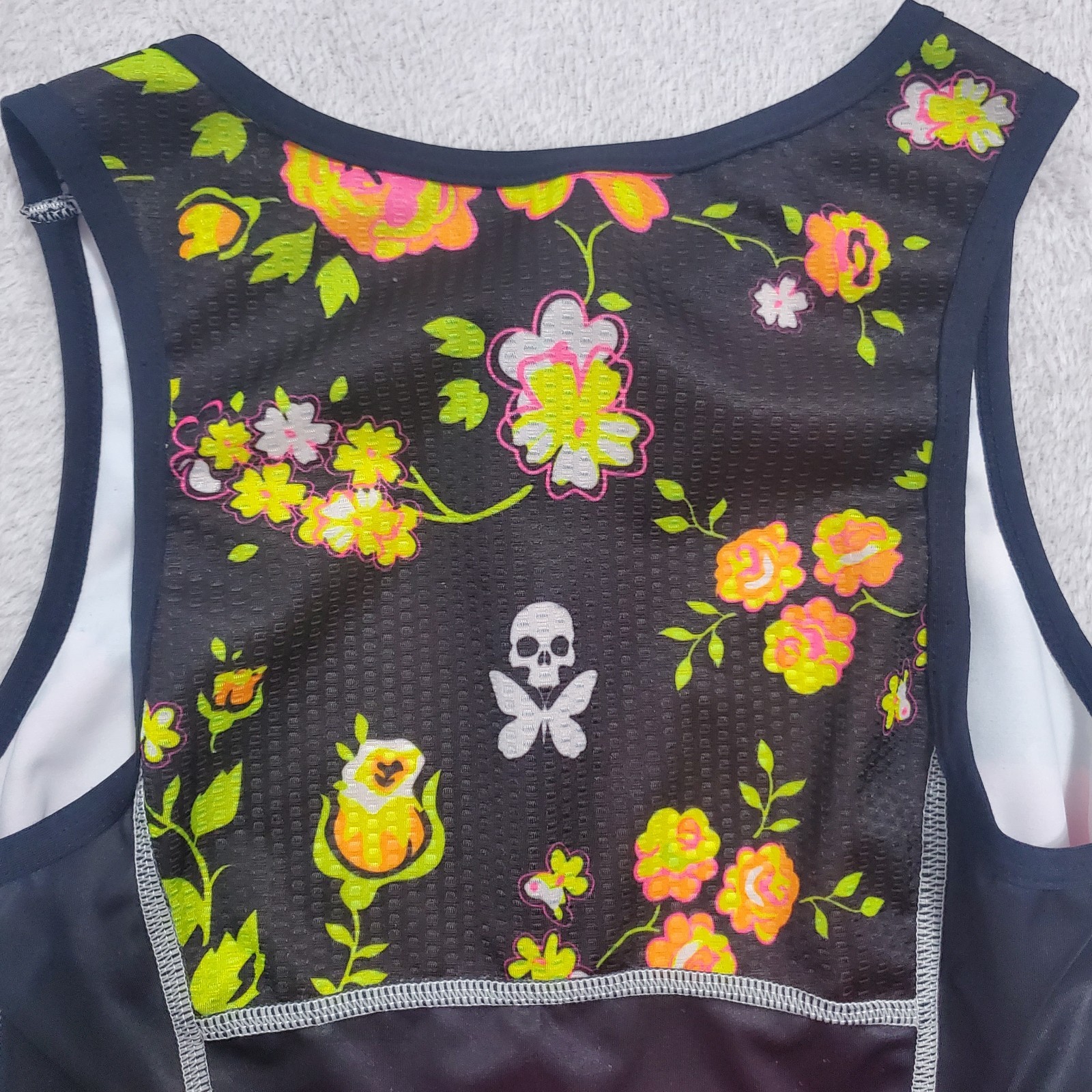 Betty Designs Cycling Vest Women S Lightweight Sleeveless 1/2 Zip Tank Top