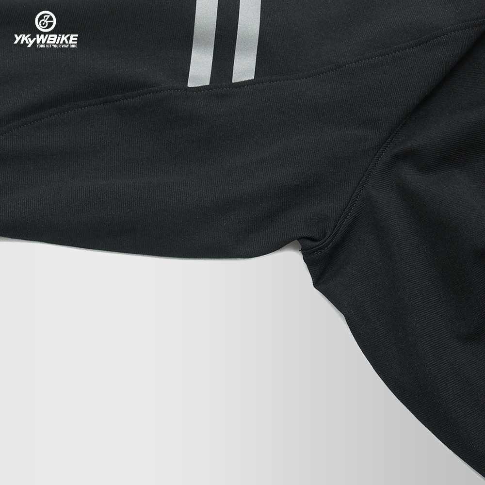 Mens Cycling Jersey Long Sleeve Bike Shirts YKK Full Zip MTB Bicycle Clothing
