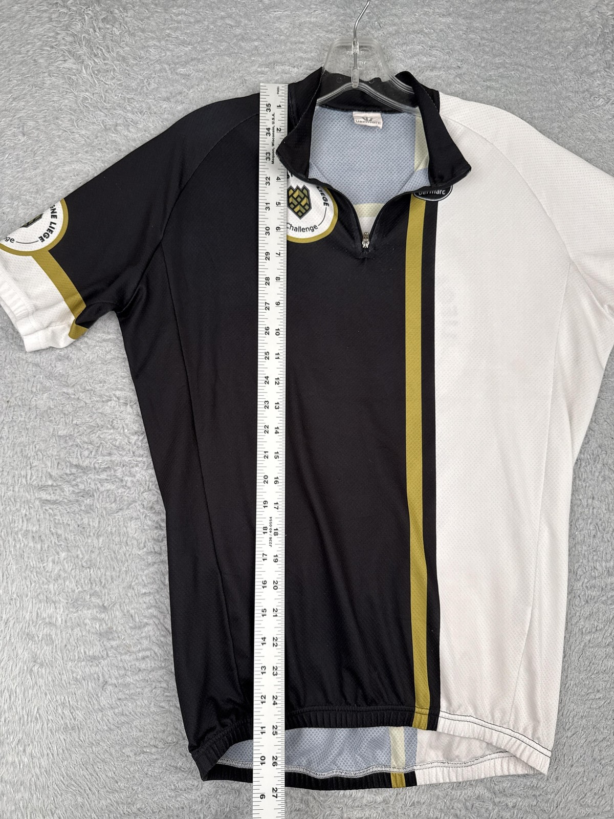 Vermarc Liege Bastogne Liege Challenge Jersey Mens Large Made in Italy 1/4 Zip