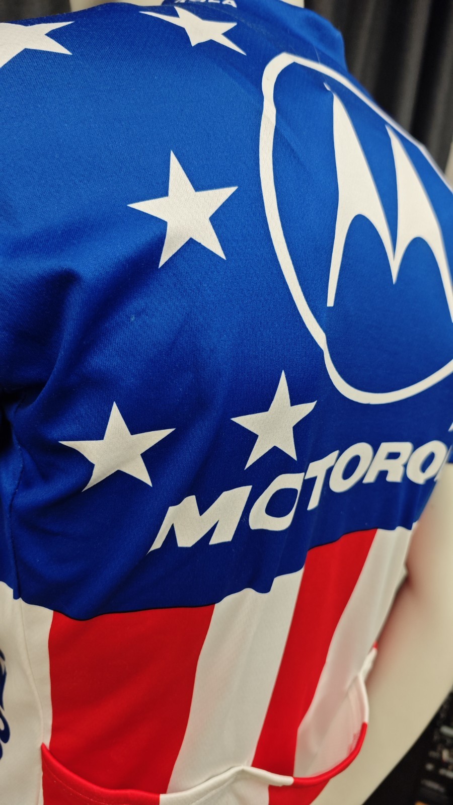 Motorola Cycling Team Vintage Jersey M Lens Armstrong USA 90s Giordana Volvo