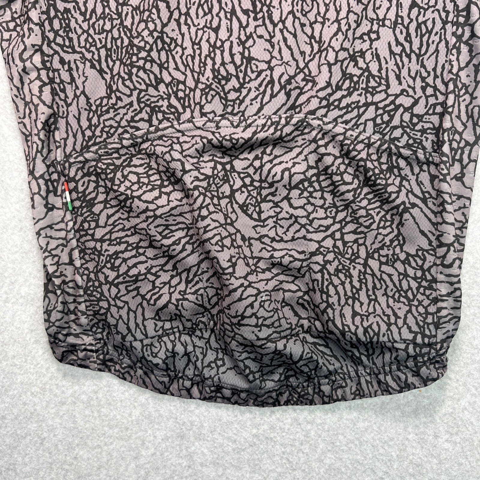 Attaquer Cycling Jersey XL Black Gray RARE LIMITED EDITION Elephant Print Italy