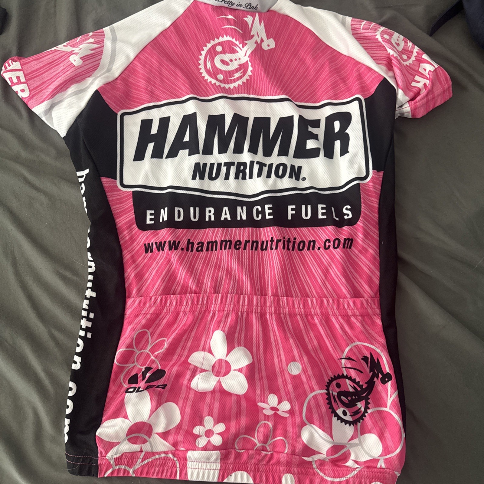Voler Cycling Jersey Hammer Nutrition Full Zip Race Cut Size Women’s Small