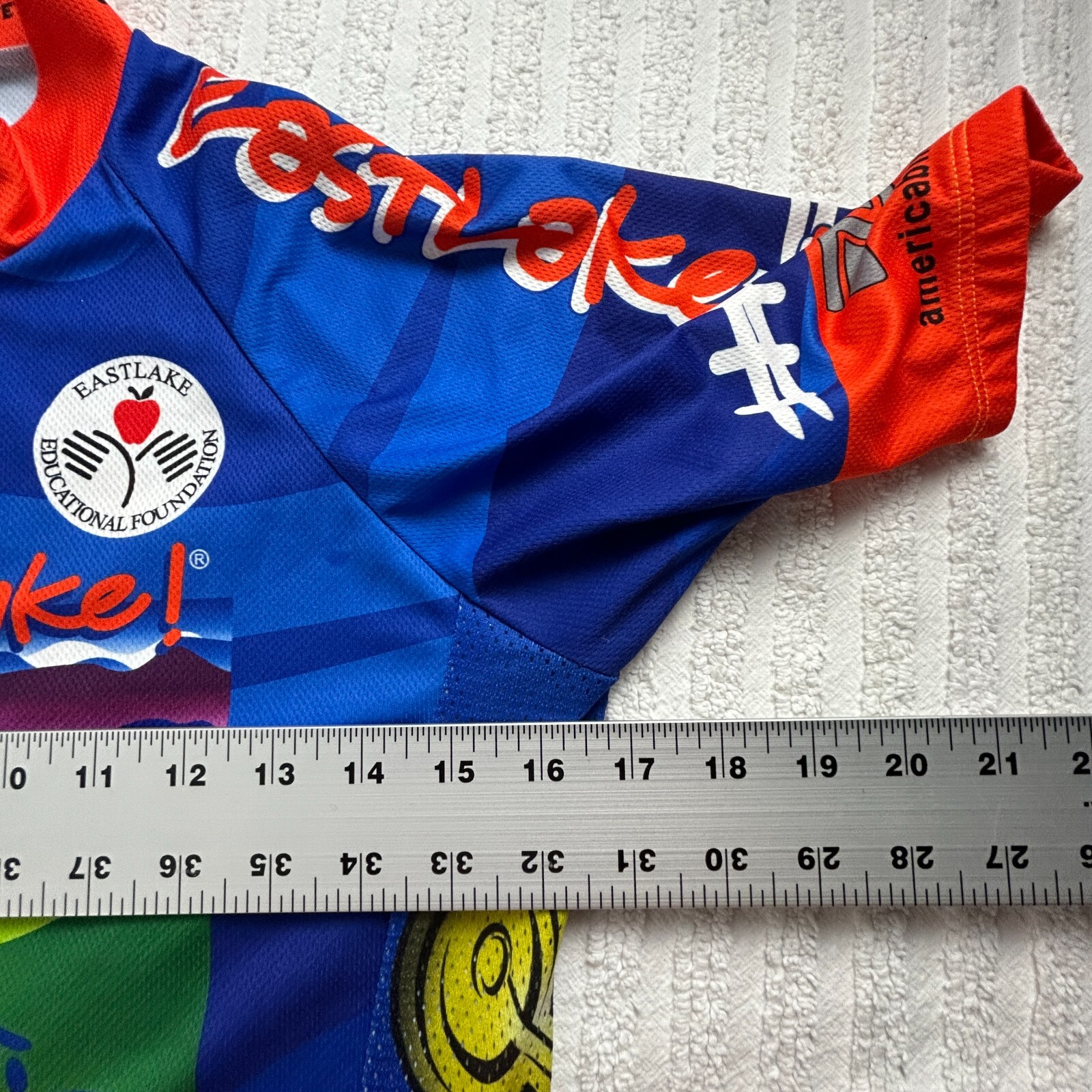 Safety Smart Wear Eastlake Cycling Jersey Top Women Medium Short Sleeve Full-Zip