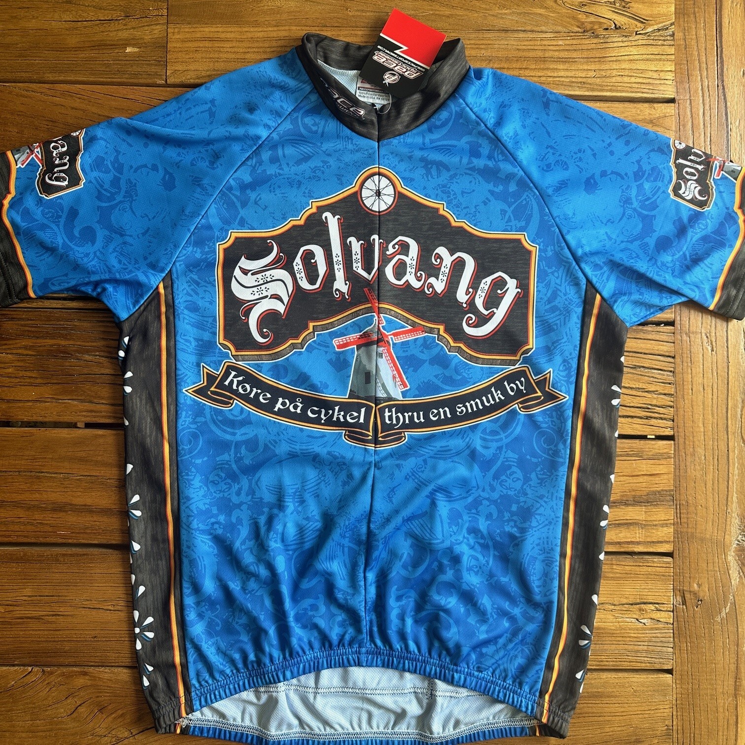 PACE SPORTSWEAR SOLVANG TEAM CYCLING JERSEY FREE SHIPPING !!