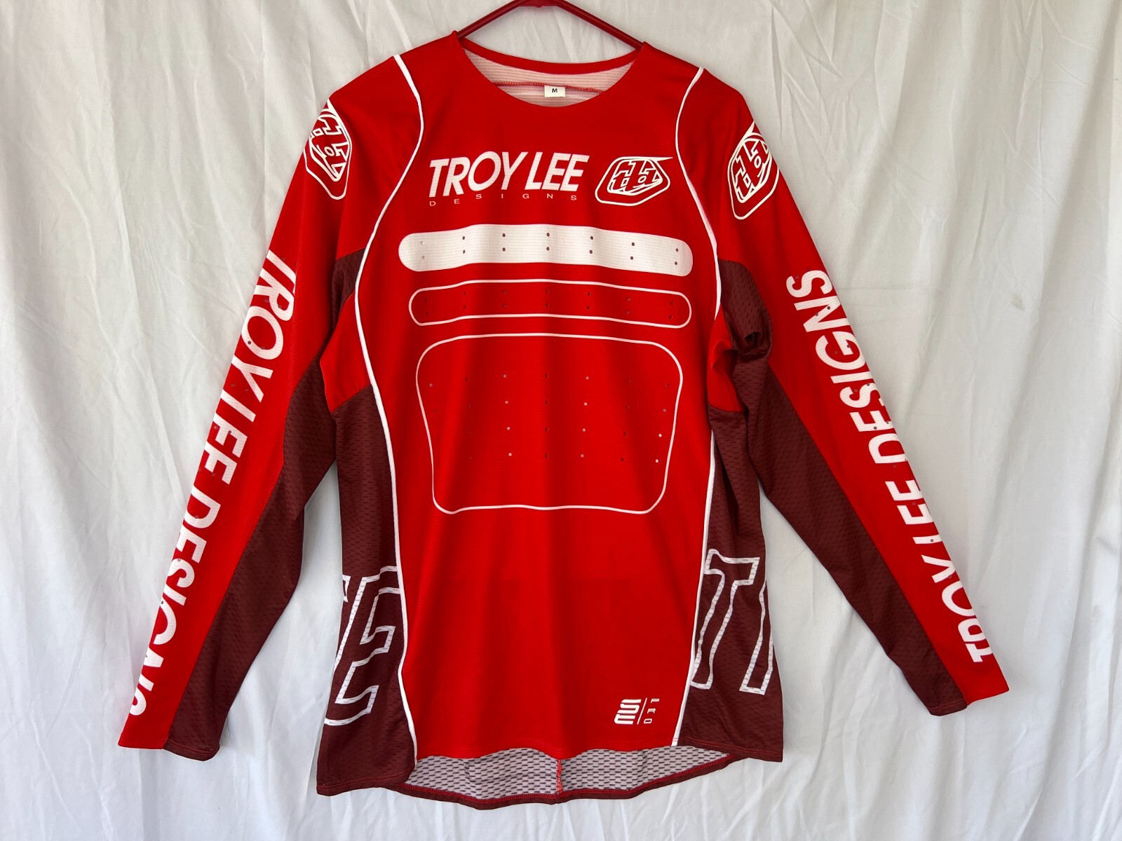 Troy Lee Designs TLD Mens SE Pro Long Sleeve Bike Jersey Red Medium SAMPLE