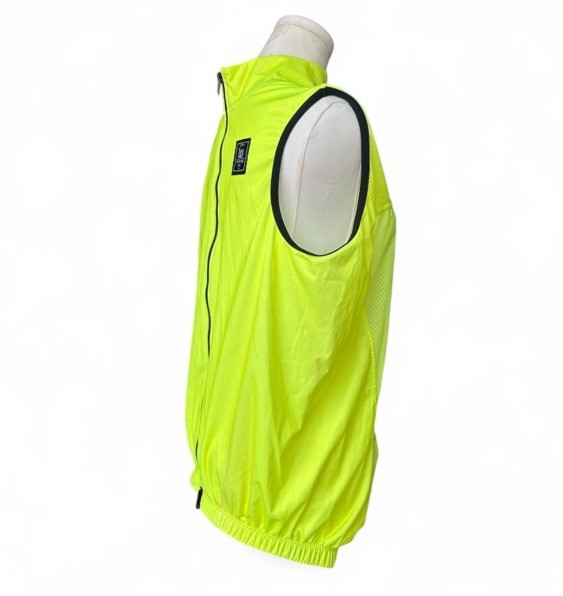 Wattie Ink Mens Large L Cycling Jersey Neon Yellow And Black