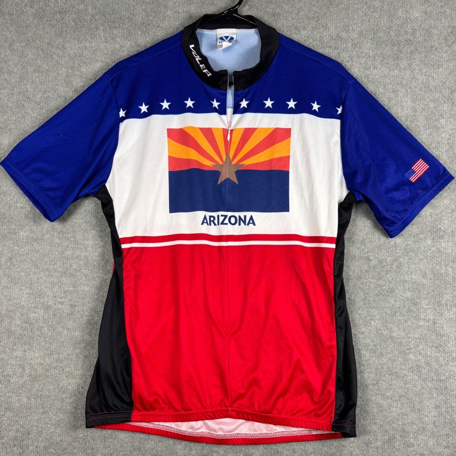 Voler Club Set-In Cycling Jersey Arizona State Flag XL Red White Blue