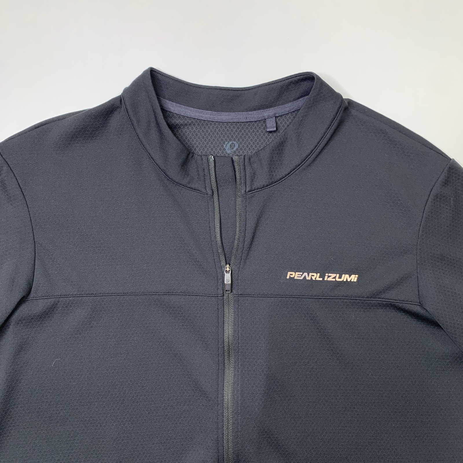 Pearl Izumi Jersey Mens 2XL Black Tempo Cycling Biking Short Sleeve Full Zip