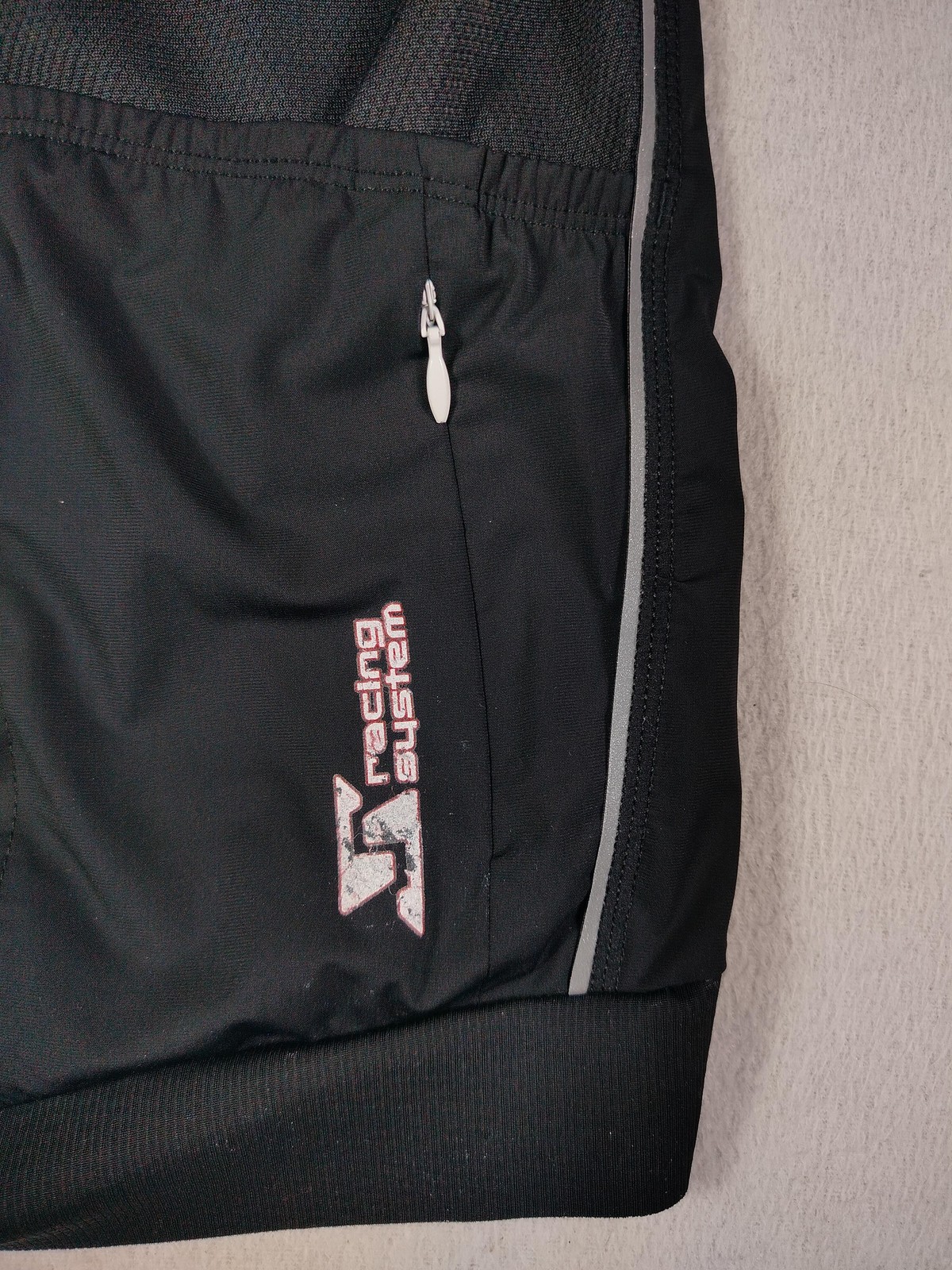 Sugoi Cycling Jersey Mens Large Black RSE Short Sleeve Full Zip Reflective