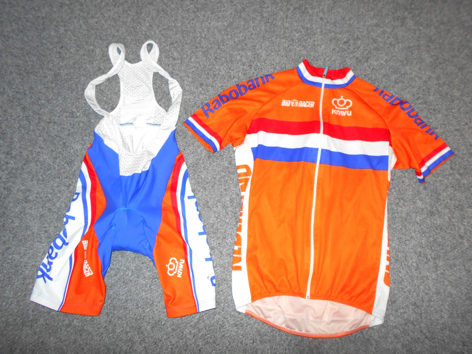 BID RACER NEDERLAND KNIVU MENS MEDIUM CYCLING JERSEY & UNITARD SET B1