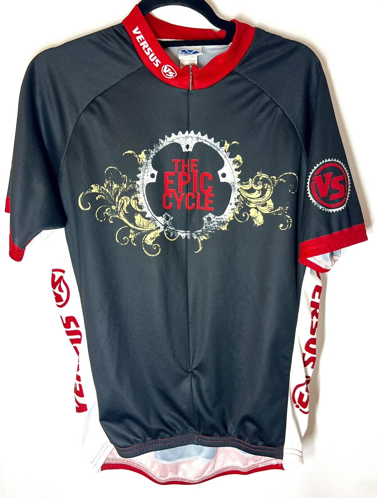 Voler Men’s Cycling Jersey “The Epic Cycle” Black Red Size XL
