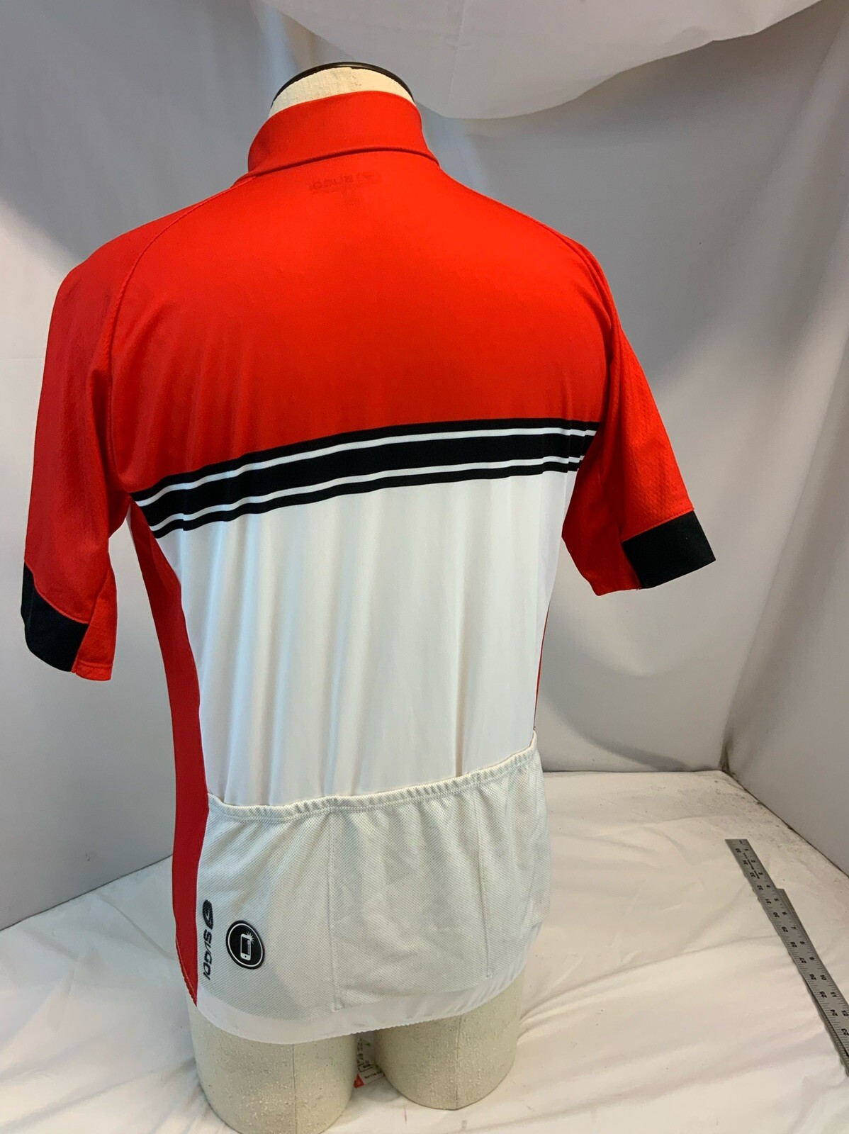 Sugoi Canada Cycling Jersey Jacket S Men White Red Poly Zip LNWOT YGI h1-555