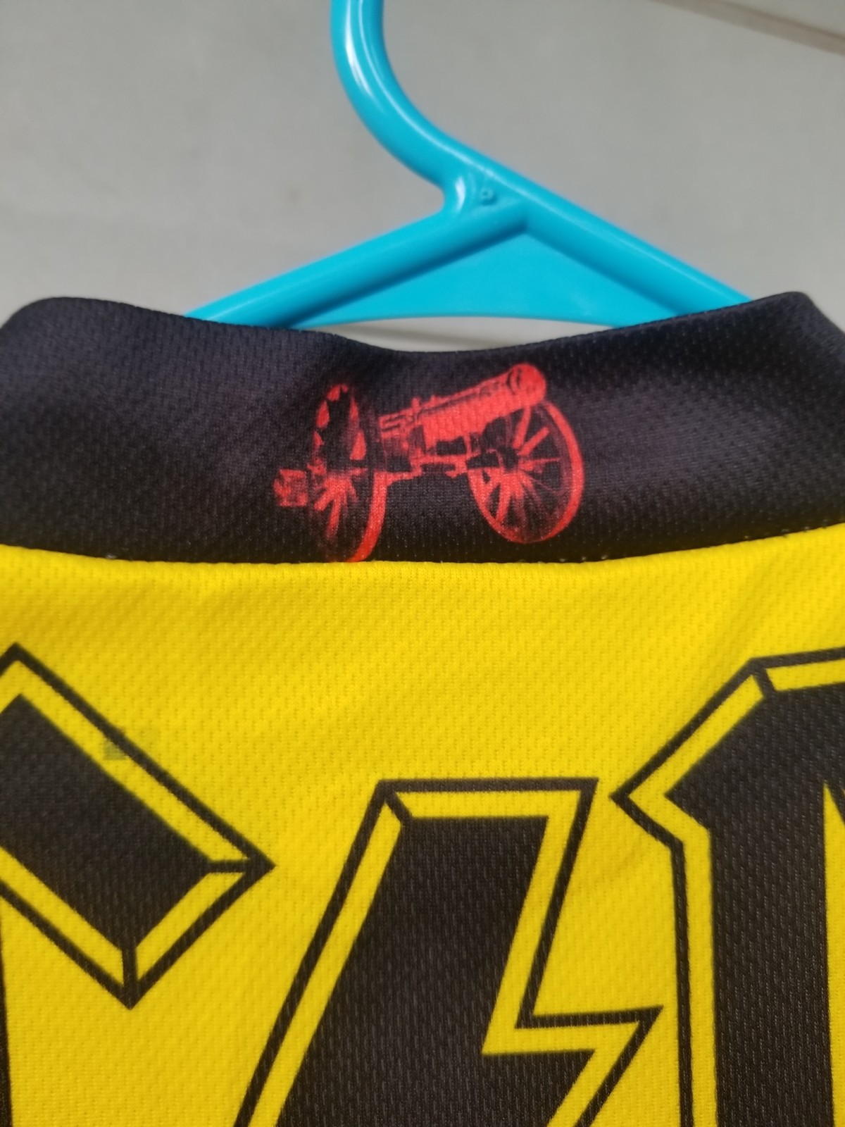 Vintage AC/DC Primal Wear Men’s Bicycle Cycling Jersey 80s Rock Band Spellout S