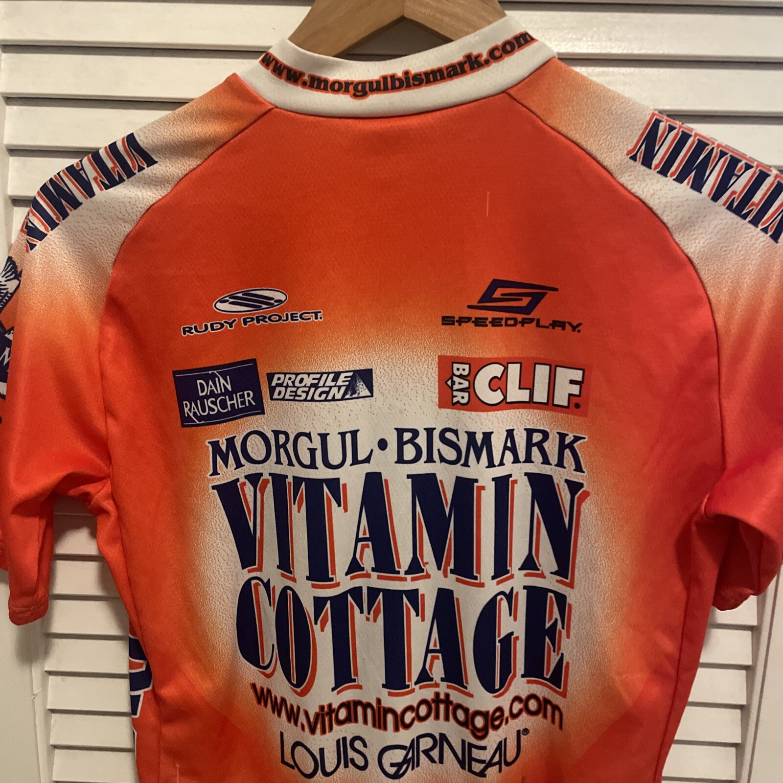 Vitamin Cottage Mens Sleeveless Full-Zip Cycling Jersey Size M