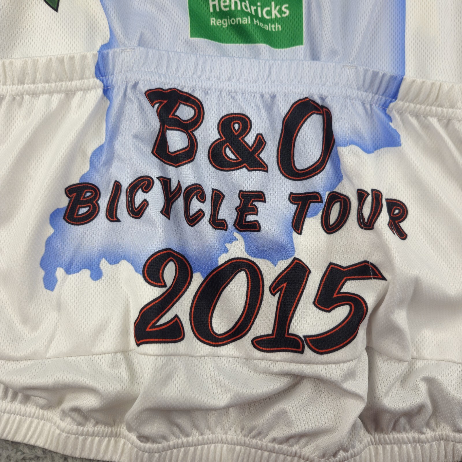 Vomax Cycling Jersey Shirt Adult XL Trees Graphics Bicycle Tour Edition 2015