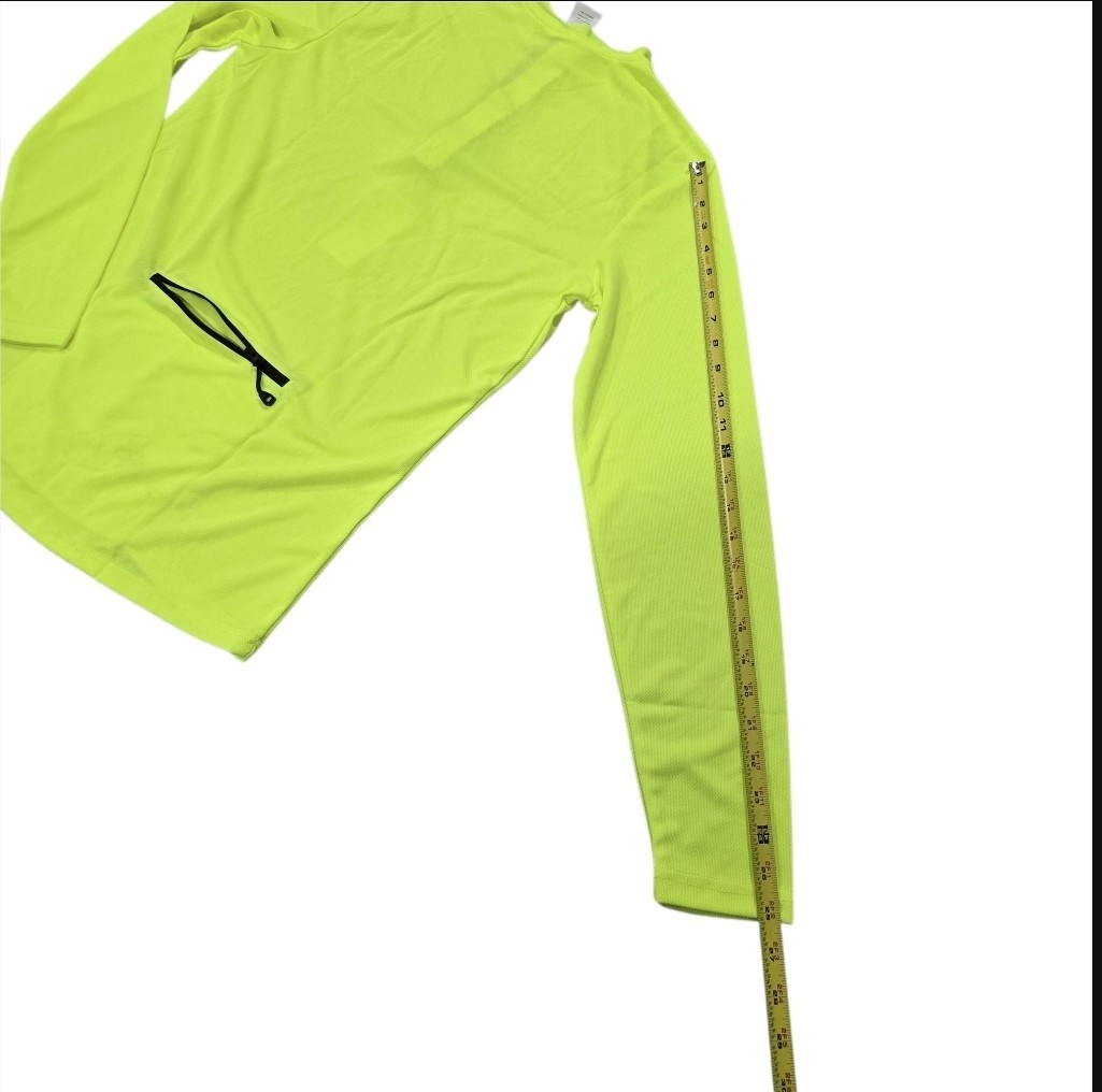 Men’s Long Sleeve Shirt Cycling Jerseys Green Size Small