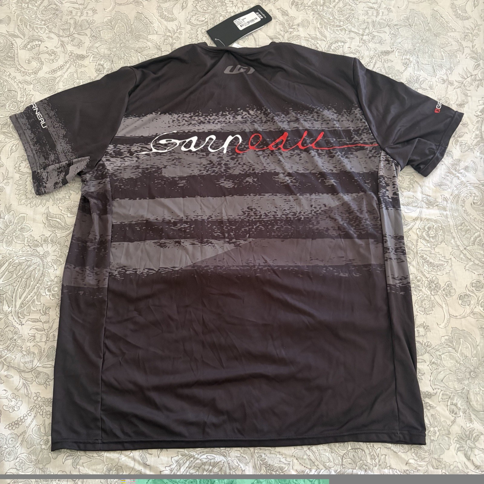 NWT Black LOUIS GARNEAU ‘Team T’ 26059 Jersey Cycling Mtb S/S Men’s XL