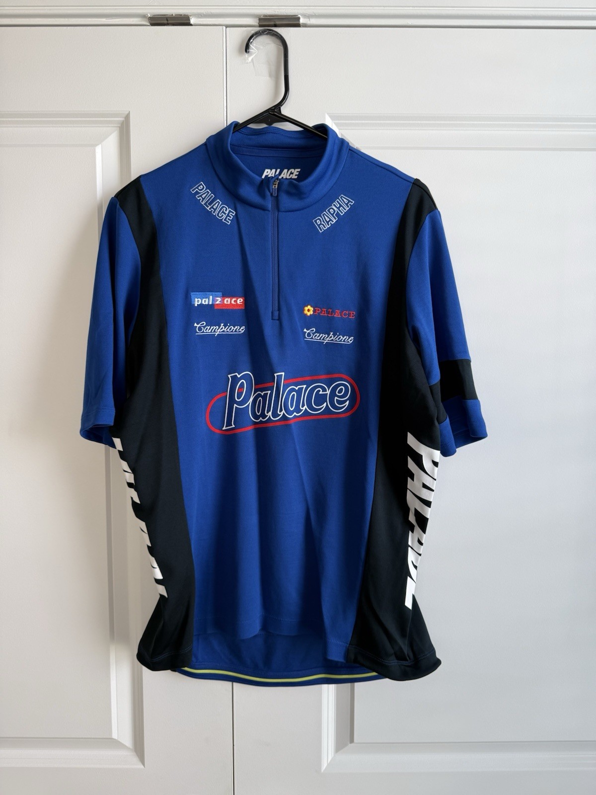 Palace x Rapha Classico Short Sleeve Jersey Blue, Size XXL