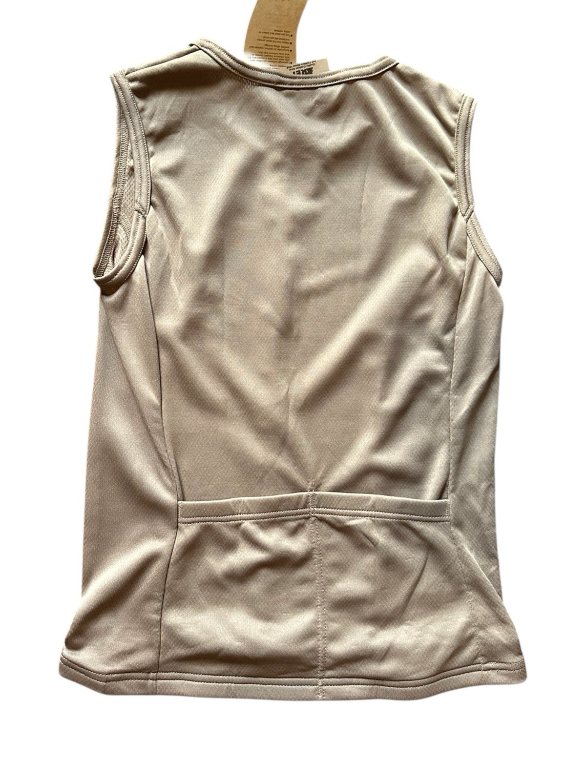 Vintage REI Sleeveless Cycling Jersey Women’s Small NOS USA Camel Green