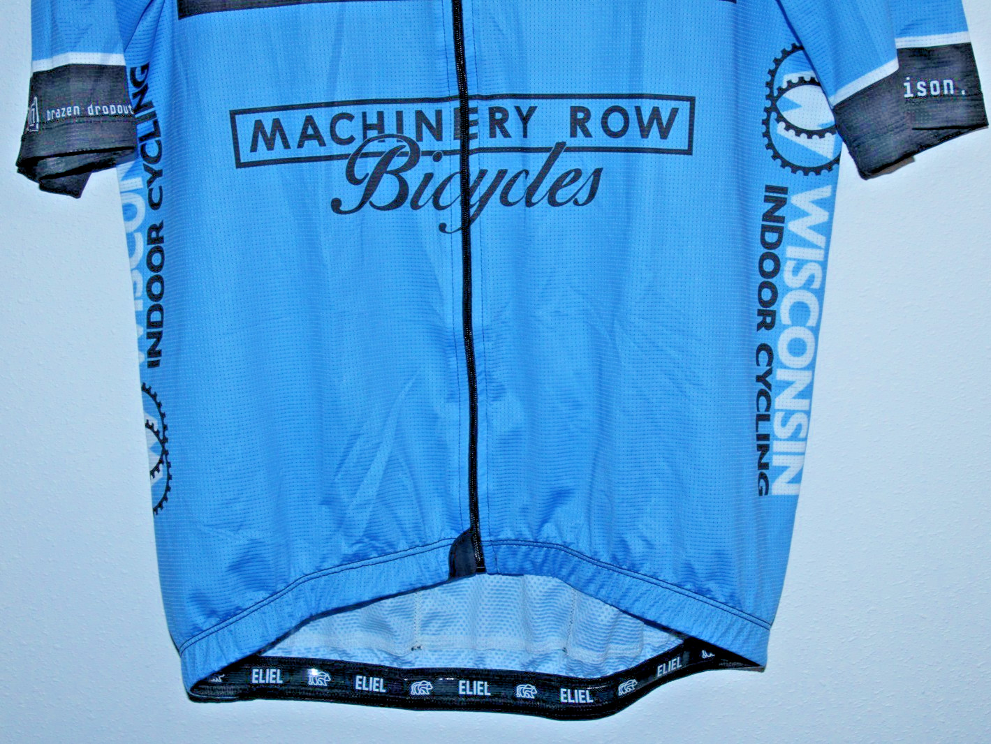 Rapha Sky Men’s Cycling Team Jersey XXL Rear Pockets 46″ Chest 24/30″ T2B Blue ~