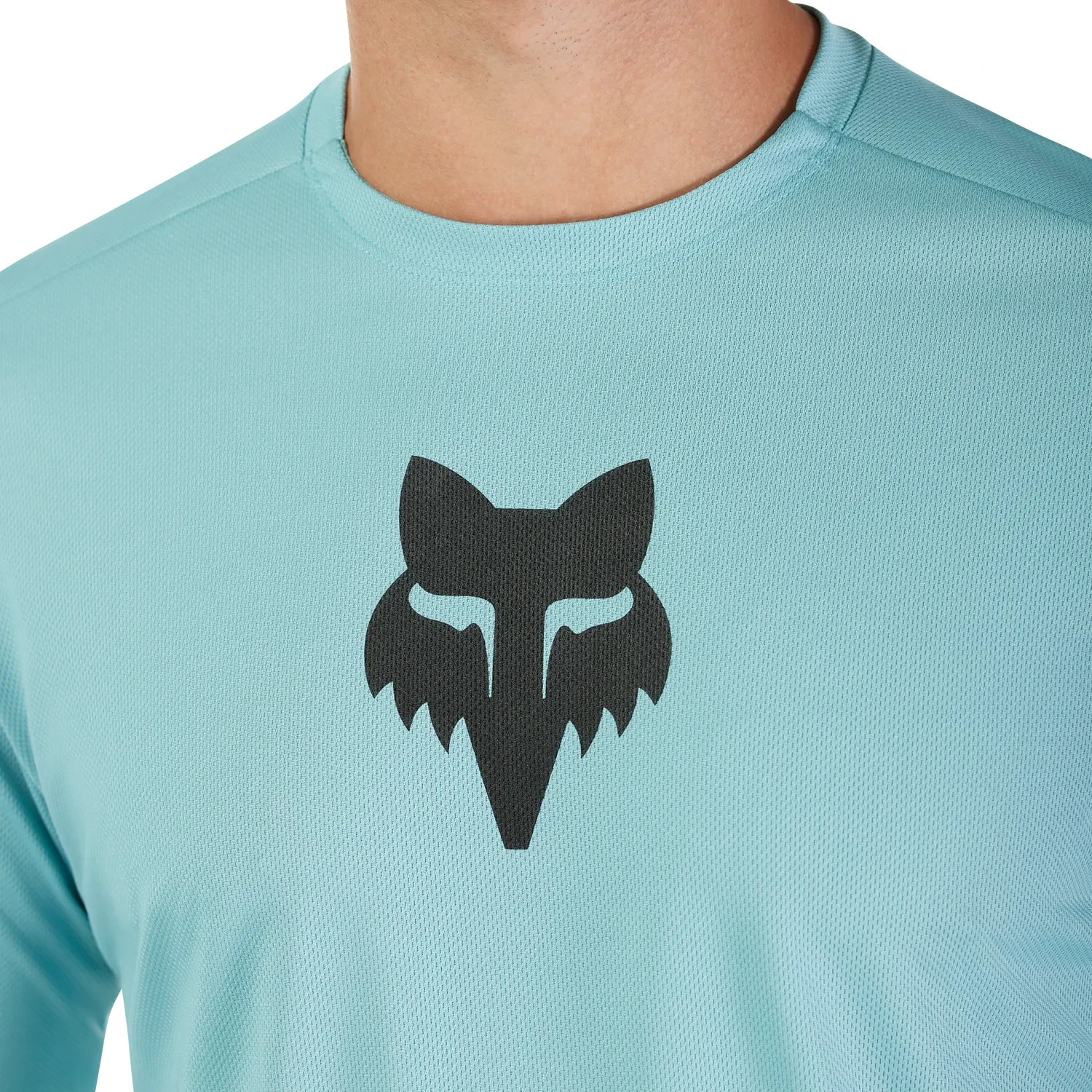 Brand New FOX Racing Mens MTB Ranger Fox Head Long Sleeve Jersey $70 M blue