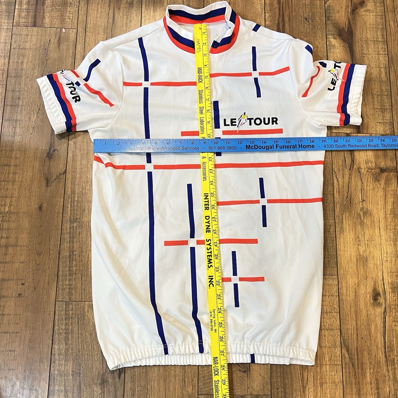 Vintage Castelli Le Tour Mens XL White Cycling Jersey Top 1/4 zip Made In Italy