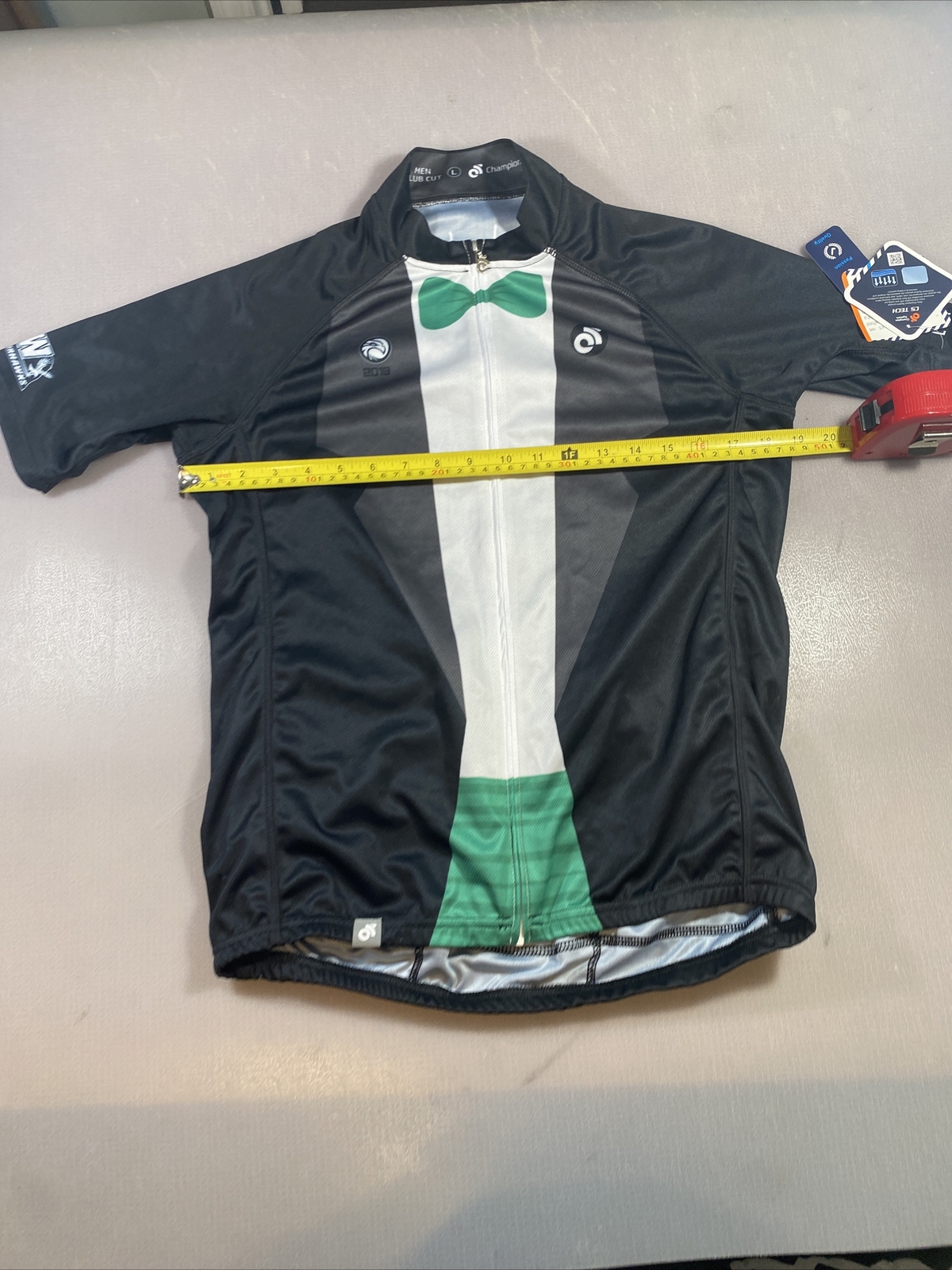 Champion System men’s club cut cycling jersey Large L (8707-2)