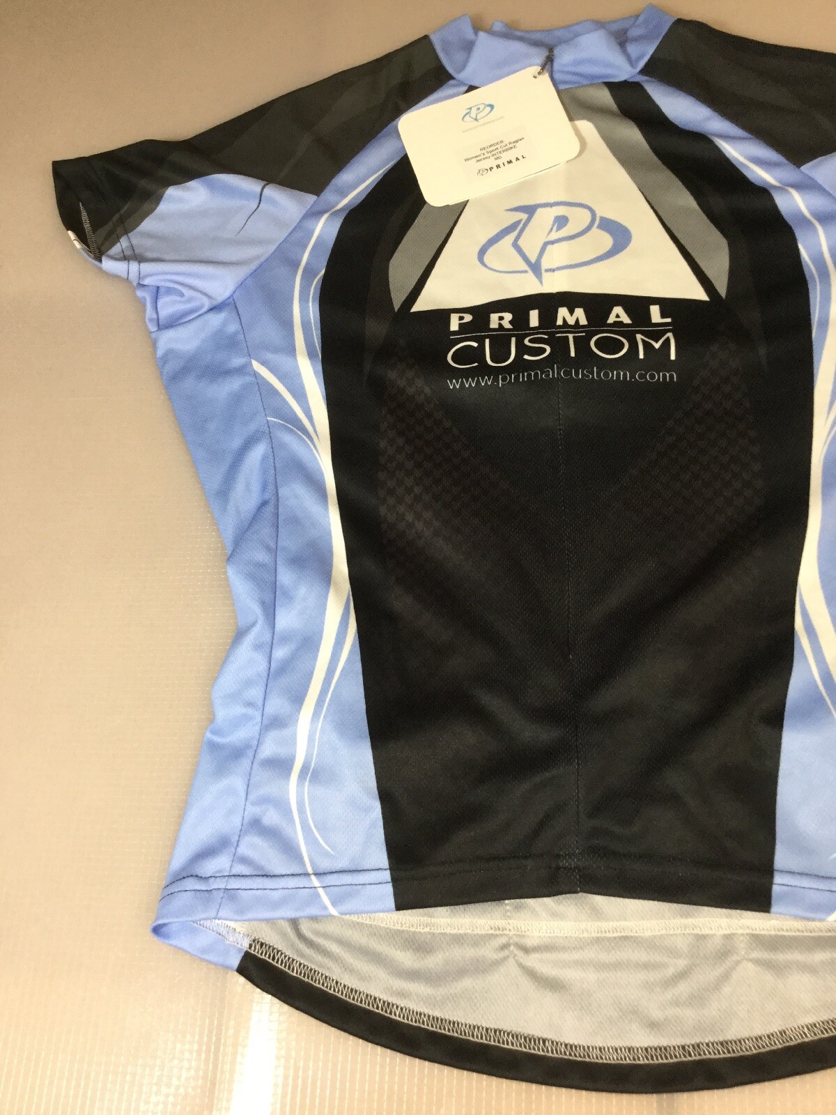 Primal Womens Sport Cut Raglan Cycling Jersey Medium M (6910-75)